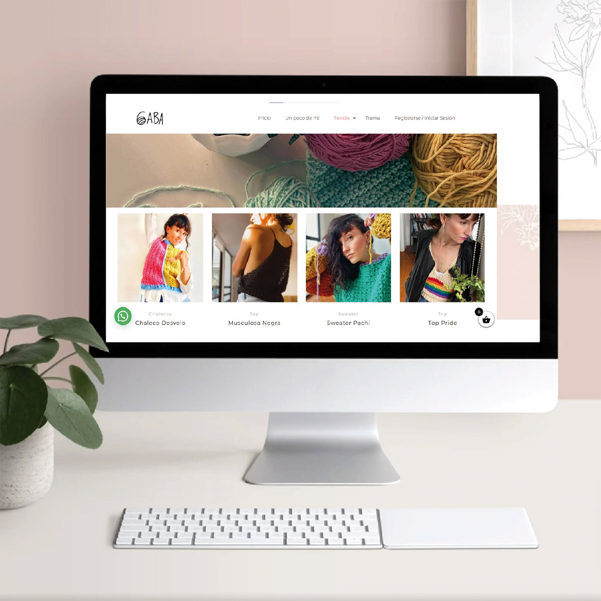 Proyecto de diseño web para Gabateje, estudio de diseño en uruguay